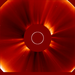 Image of solar wind