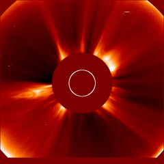 Image of solar wind