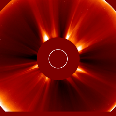 Image of solar wind