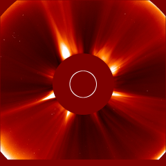 Image of solar wind