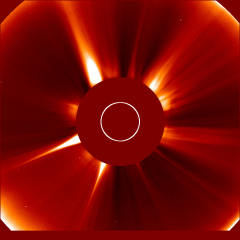 Image of solar wind