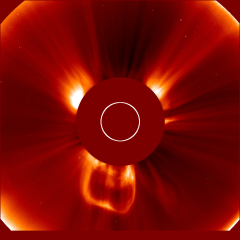 Image of solar wind