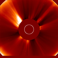 Image of solar wind