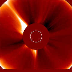 Image of solar wind