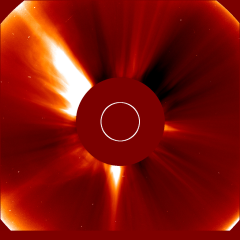 Image of solar wind