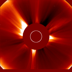 Image of solar wind