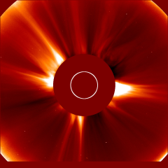 Image of solar wind