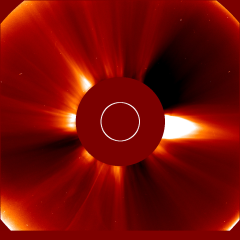 Image of solar wind