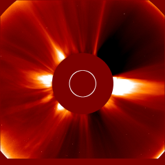 Image of solar wind