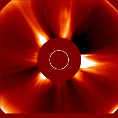 Image of solar wind