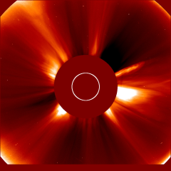 Image of solar wind