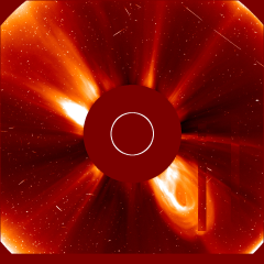 Image of solar wind