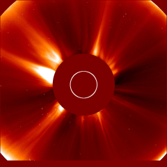 Image of solar wind