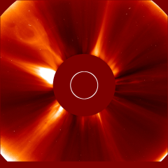 Image of solar wind