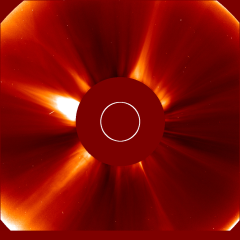 Image of solar wind