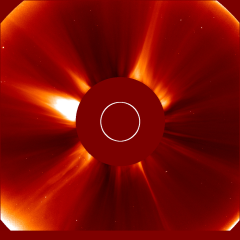 Image of solar wind