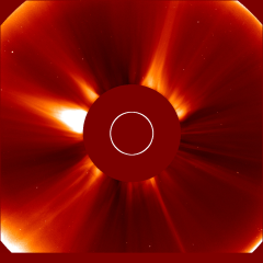 Image of solar wind