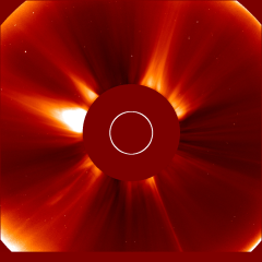 Image of solar wind