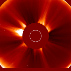 Image of solar wind