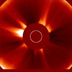 Image of solar wind