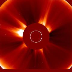 Image of solar wind