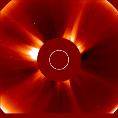 Image of solar wind