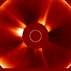 Image of solar wind