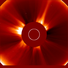 Image of solar wind