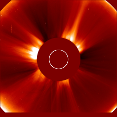 Image of solar wind