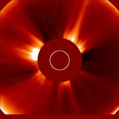 Image of solar wind