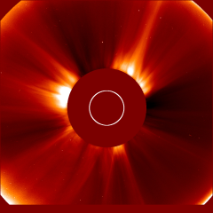 Image of solar wind