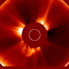 Image of solar wind