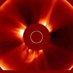 Image of solar wind