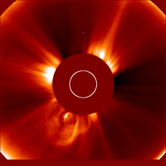 Image of solar wind