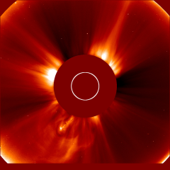 Image of solar wind