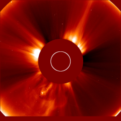 Image of solar wind