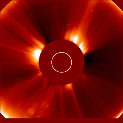 Image of solar wind