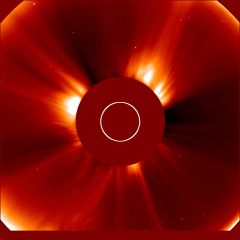 Image of solar wind