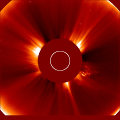 Image of solar wind