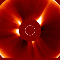 Image of solar wind