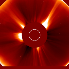 Image of solar wind