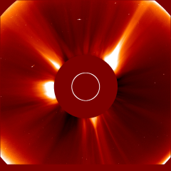 Image of solar wind