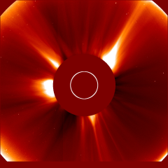 Image of solar wind