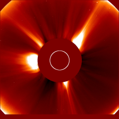 Image of solar wind