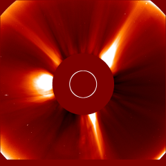 Image of solar wind