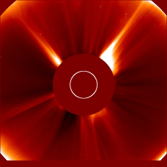 Image of solar wind