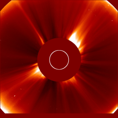 Image of solar wind