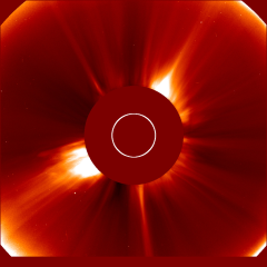 Image of solar wind