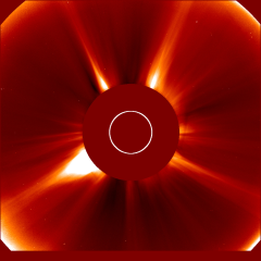 Image of solar wind