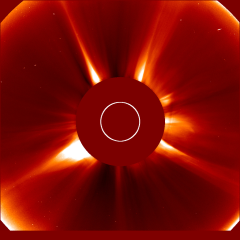 Image of solar wind